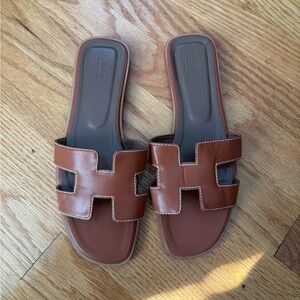 Hermes Slip on Sandal size 7